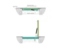 Напольный люк стелс-н 600*600